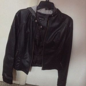 Light leather jacket